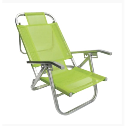 Cadeira de Praia Reclinável Verde Primavera CAD0316 Botafogo-f042bba8-6d33-424a-9363-148c8a3baa9c