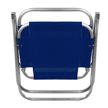 Cadeira de Praia Varanda Dobrável em Alumínio Azul Royal CAD0410 Botafogo-5115a385-9077-4293-af24-9e36b05b32cf