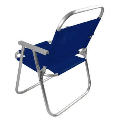Cadeira de Praia Varanda Dobrável em Alumínio Azul Royal CAD0410 Botafogo-efeff9b5-bab0-4bb6-89b9-a9c8f6769c1c