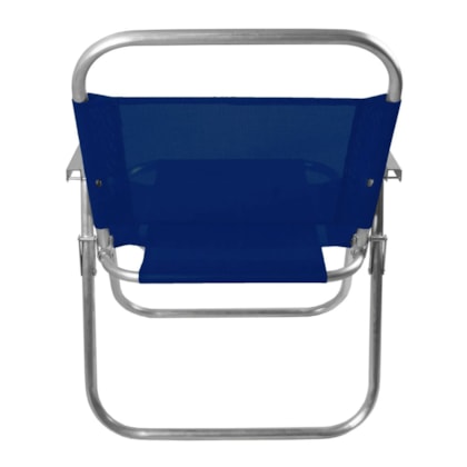 Cadeira de Praia Varanda Dobrável em Alumínio Azul Royal CAD0410 Botafogo-c4115fc9-e138-43e9-b182-8c192cbba5d6