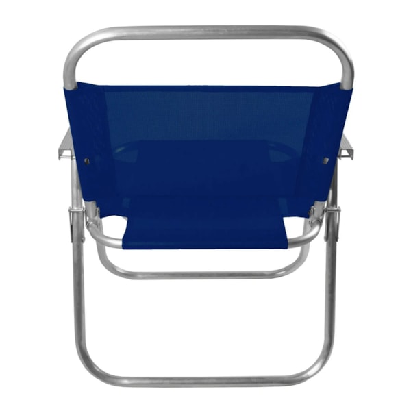Cadeira de Praia Varanda Dobrável em Alumínio Azul Royal CAD0410 Botafogo-21a35924-9f39-49ce-ba50-bc5dad672759