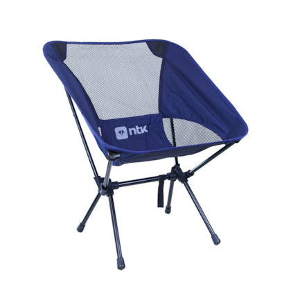 Cadeira Dobrável Compacta Pocket Azul Camping 290375 NTK