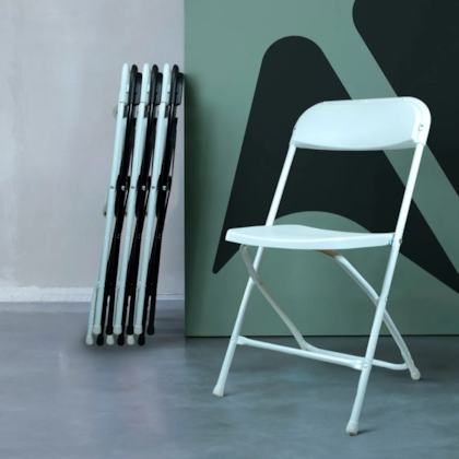 Cadeira Dobrável Robust Suporta 100Kg Estrutura em Aço Branca 291110BC Nautika-5946bfa0-f615-46f1-b193-1e0813a6b09e