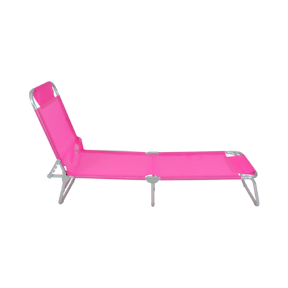 Cadeira Espreguiçadeira Articulada 4 Pos. em  Alumínio Rosa 414710 Bel -14d11909-36c4-442c-8e86-c628641dc79c