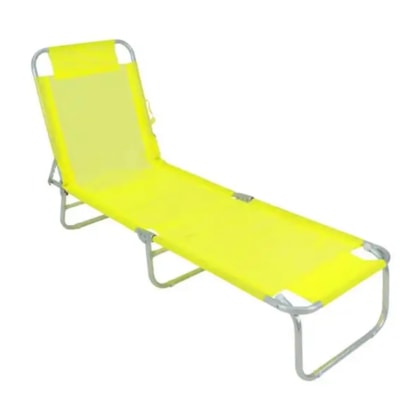 Cadeira Espreguiçadeira em Alumínio Amarela 414705 Bel-103b3f2f-04e2-4c9b-8472-35a306378afa