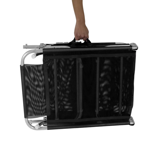 Cadeira Espreguiçadeira em Textilene e Alumínio Preta 414707 Belfix-501ef258-46d0-46b1-afa2-58b01a88500e