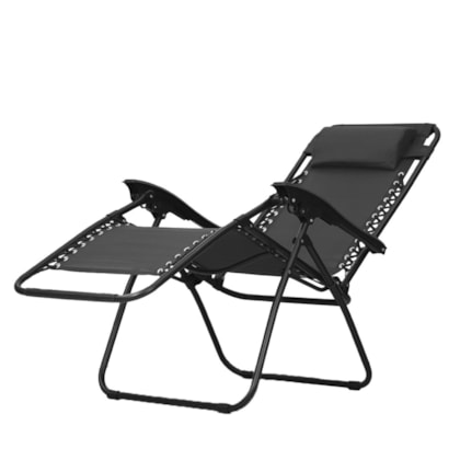 Cadeira Espreguiçadeira Gravity Preta 291020-PR Nautika-f015cc71-dac8-4c1c-83fd-31756ddb8af3