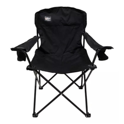 Cadeira Pandera Dobrável Preto C/Porta Copos  290500-CM Nautika-4ec87001-4891-43fa-aec3-848071175780