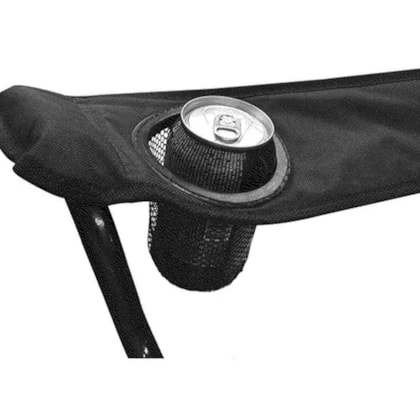 Cadeira Pandera Dobrável Preto C/Porta Copos  290500-CM Nautika-bcc680f9-0b72-40f3-bb4f-86ee867db571