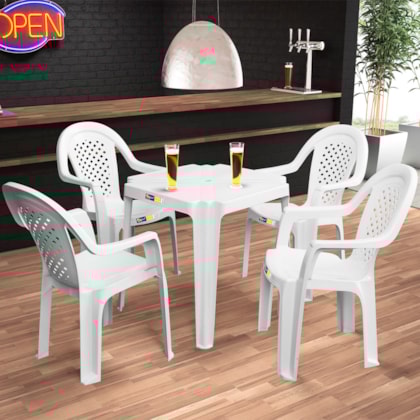 Cadeira Poltrona Jacarecica 152kg em Polímero Branca Solplast-84f64907-66f6-4af0-9c4a-a57b1e825098