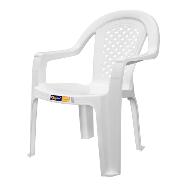Cadeira Poltrona Jacarecica 152kg em Polímero Branca Solplast-421bccb3-46c4-45b7-ba6b-cb4c87d1bee7