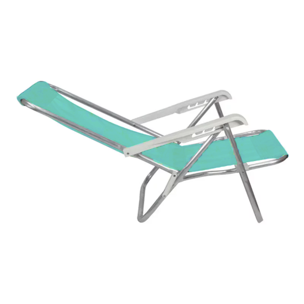 Cadeira Reclinável 4 Pos. Lazy Dobrável Verde em Aluminio 023068 Mormaii-2a27f477-5dc3-43dd-a8ae-ff639fd1ef3f