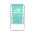 Cadeira Reclinável 4 Pos. Lazy Dobrável Verde em Aluminio 023068 Mormaii