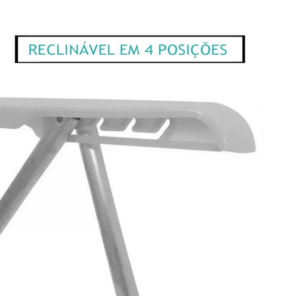 Cadeira Reclinável 4 Pos. Lazy Dobrável Verde em Aluminio 023068 Mormaii-b1925cdb-f321-4ce9-a20f-4f5edae106b5