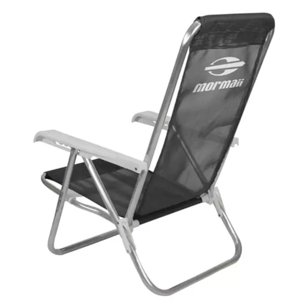 Cadeira Reclinável Alumínio 4 Pos. Lazy Preto 23067 Mormaii-5e8bc645-5823-4729-99b9-243b424359ad