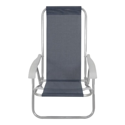 Cadeira Reclinável Alumínio 4 Pos. Lazy Preto 23067 Mormaii-832dd3dc-73f0-4fa9-b4ae-322ec8e3e4b7