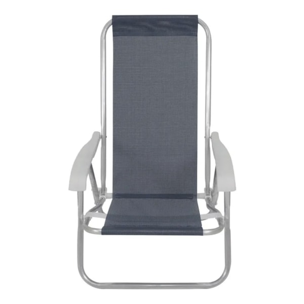 Cadeira Reclinável Alumínio 4 Pos. Lazy Preto 23067 Mormaii-2ec6ebee-19de-4fc5-8c66-5dc0ece707c4