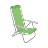 Cadeira Reclinável De Alumínio 4 Posições Lazy Sannet Cores Sortidas 23000 Belfix
