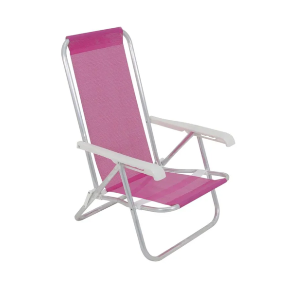 Cadeira Reclinável em Alumínio 4 Pos.Lazy Sannet Cores Sortidas 23000 Belfix -08830a46-91d3-499d-94b6-d2732799af14