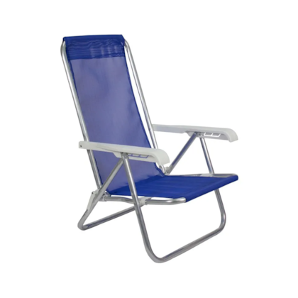 Cadeira Reclinável em Alumínio 4 Pos.Lazy Sannet Cores Sortidas 23000 Belfix -89105aff-0918-4c5a-8898-77c0c0d64e26