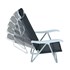 Cadeira Reclinável Sunny Alumínio 6 Posições Preta 063007 Belfix