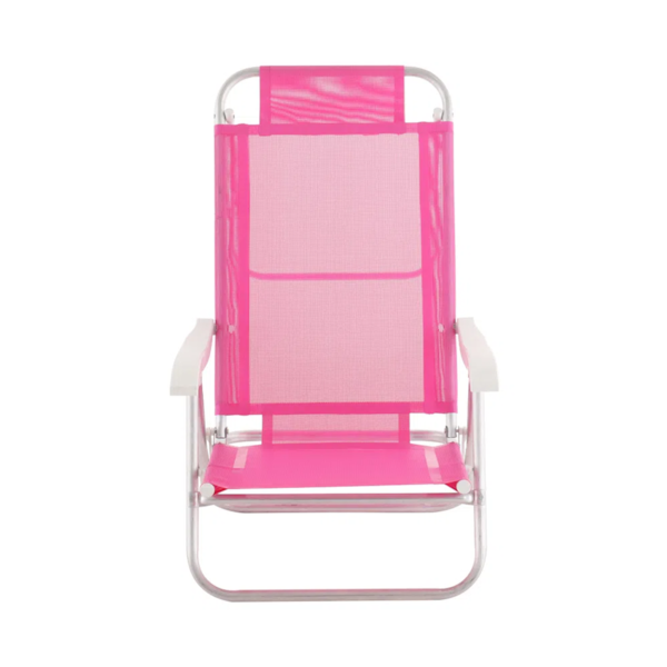 Cadeira Reclinável Sunny Alumínio 6 Posições Rosa 063010 Belfix-398a5446-32bc-4f75-b2d1-84ecc1e17966