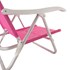 Cadeira Reclinável Sunny Alumínio 6 Posições Rosa 063010 Belfix