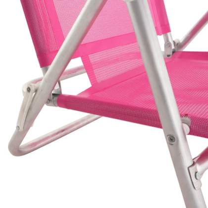 Cadeira Reclinável Sunny Alumínio 6 Posições Rosa 063010 Belfix-c6320d92-7e83-423a-98df-dbad268d1b35