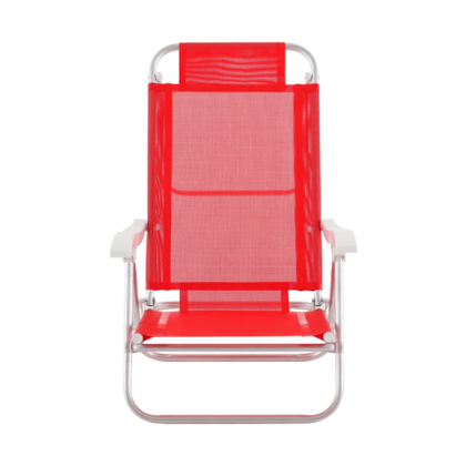 Cadeira Reclinável Sunny Alumínio 6 Posições Vermelha 063004 Belfix-0516c373-b083-4a8f-8226-ad3e4d1225ff