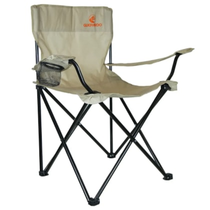 Cadeira Relax Dobrável Guepardo 90kg em Aço E Poliéster Bege Camping 046510 Nautika-437e6cf6-509b-40f0-bbc9-67c1f0555d9f