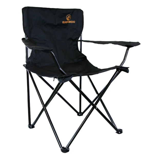 Cadeira Relax Dobrável Guepardo 90kg em Aço E Poliéster Preto Camping 046510 Nautika-abc29a19-5f19-4286-8c42-f9b6a49c7146