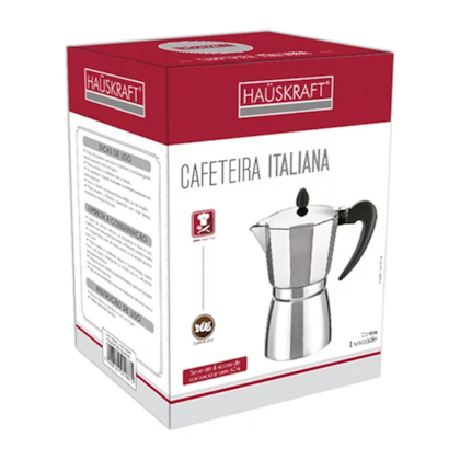 Cafeteira Moka Italiana em Aluminio CAFT-006AL Hauskraft-35a30a06-e848-4dfa-b2a6-bea519d31394