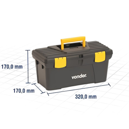 Caixa de Ferramenta CPV 0320 170mm X 320mm com Travas de Segurança 6105320000 Vonder -8dd4992f-3aba-4864-93e0-58ad825d8d08