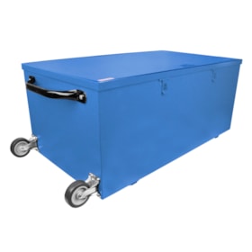 Caixa de Ferramentas Baú Reto Com Rodas e Bandeja 17 Fercar