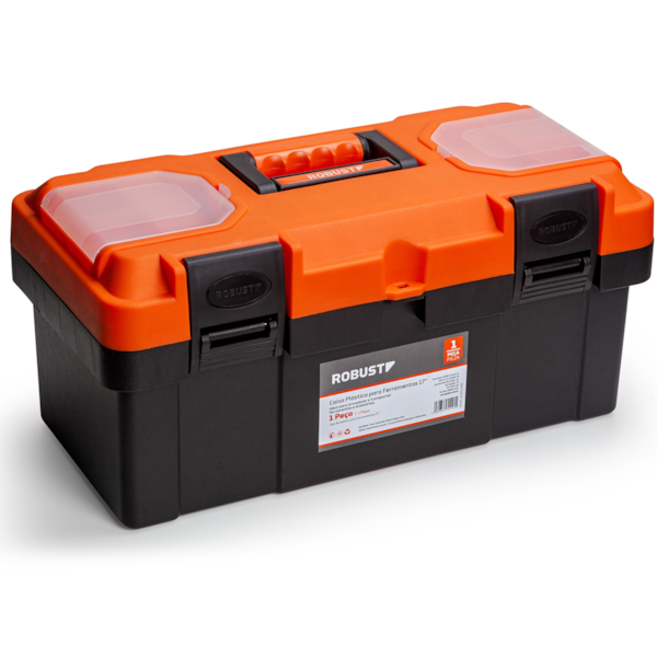Caixa de Ferramentas Organizadora com Bandeja Interna 3370157 Robust -7c5a53af-e073-4da5-9597-2fee608f9d85