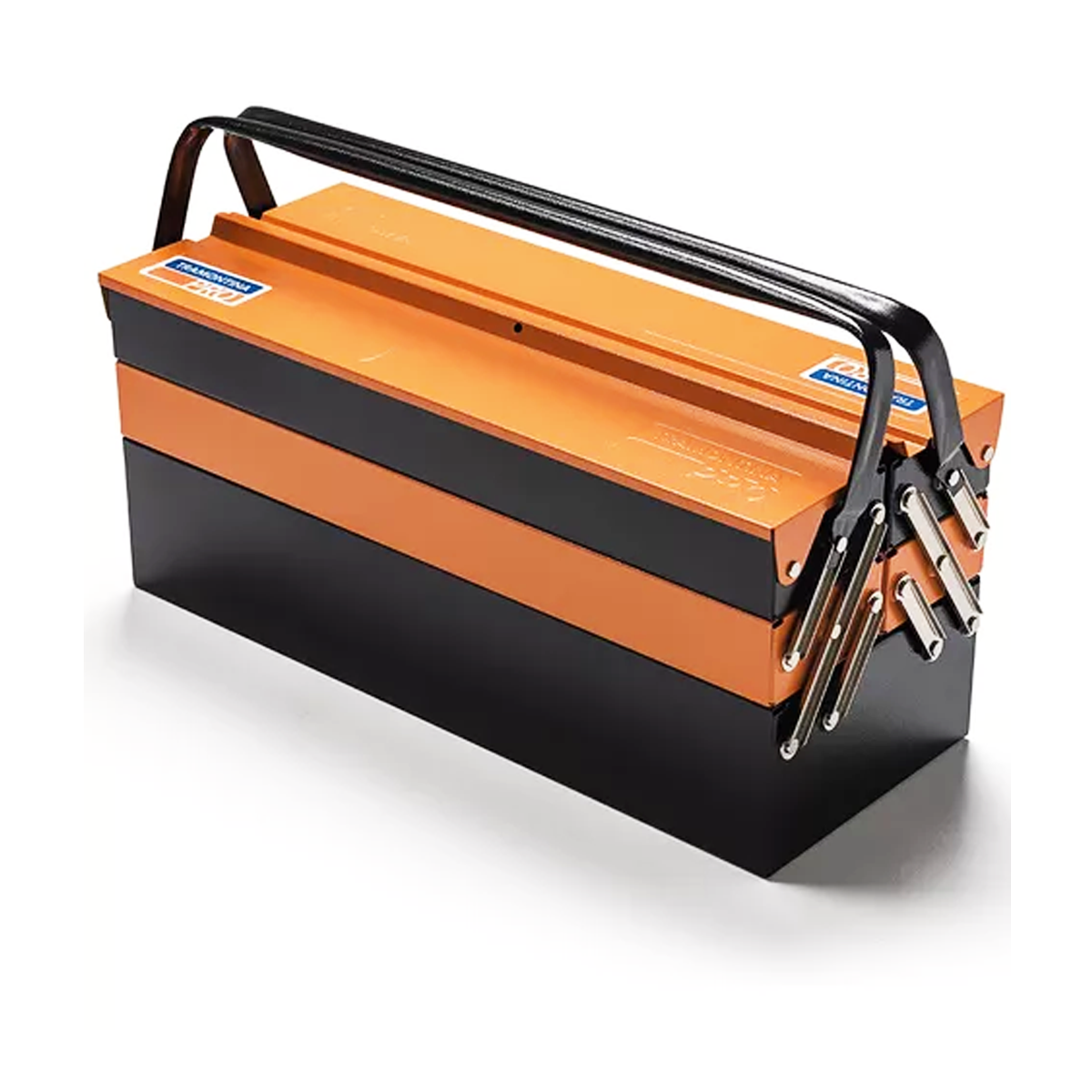 【5125】まさか！品 Caixa de Ferramentas Sanfonada 5 Gavetas Aço Laranja/Preto 44952
