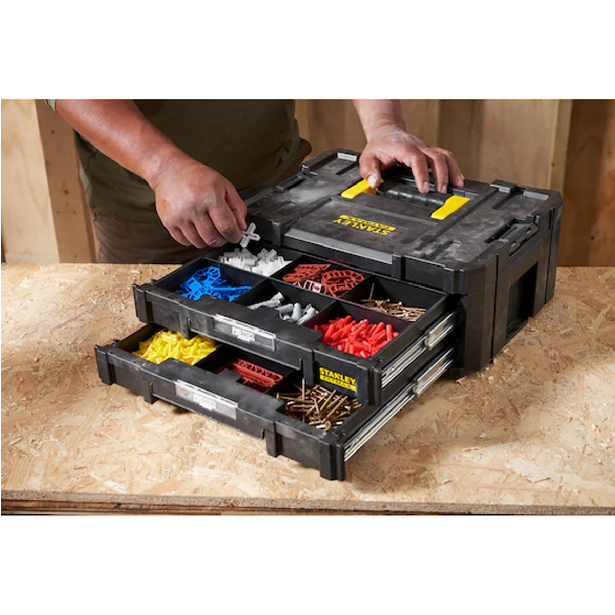 Caixa dupla Pro-Stack Fatmax FMST1-71969 Stanley | Ultra Maquinas