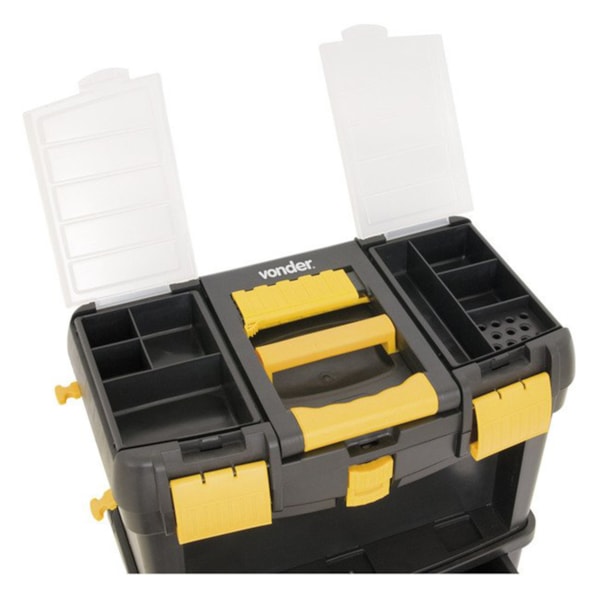 Caixa Plástica Para Ferramentas Com Rodas e Alça CRV 0100 Vonder-c0506480-b356-468c-832a-adb84acfba0d