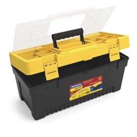 Caixa Plástica Para Ferramentas Com Tampa Organizadora 20