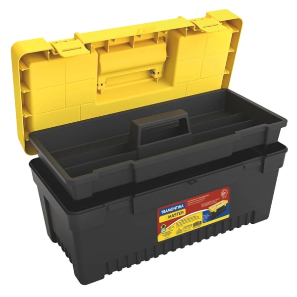 Caixa Plástica Para Ferramentas Com Tampa Organizadora 20