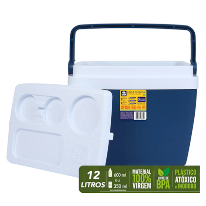 Caixa Térmica 12L Azul Com Base para Copos 71302 BelFix-39dbbb69-2c8a-4eda-8bf6-4e5d59d1c673