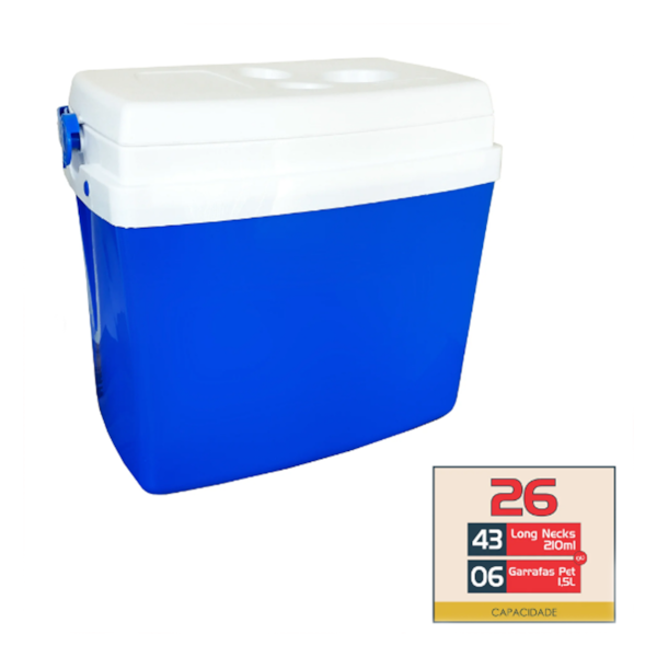 Caixa Térmica 26L Azul CXT0326 Botafogo-7eb31c54-87cb-4b42-a850-1dbf7f18a53e