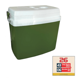 Caixa Térmica 26L Verde CXT0426 Botafogo