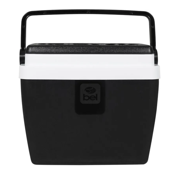 Caixa Térmica Cooler 12L em PP C/Base para Copos Preta/Branca 071355 Bel Fix-90017d25-e976-431a-a6b5-08fbfe6a59f3