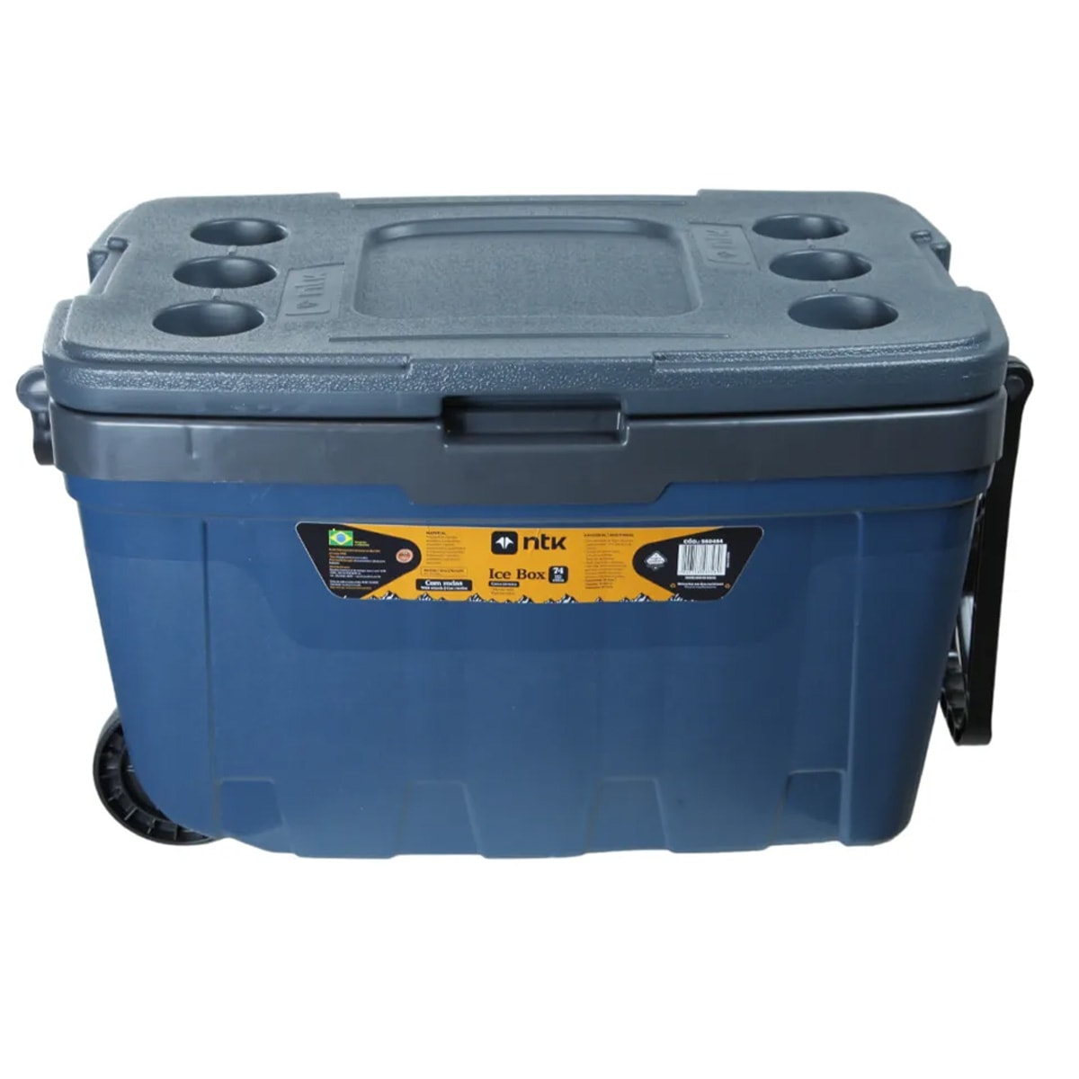 Caixa Térmica Ice Box Cooler 54LT C/Rodas 560454-CZ Nautika