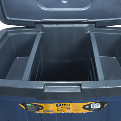 Caixa Térmica Ice Box Cross 54L em Polipropileno Com Rodinhas Azul e Cinza 560455-CZAZ Nautika-2e320675-0b44-44e8-8875-369ee46f29e5