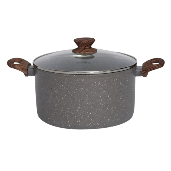 Caldeirão Style Cook Cerâmica em Alumínio Indução 20cm Grafito 10583 Mimo Style -a28e807e-fe47-4648-90ee-c2da58fe159f