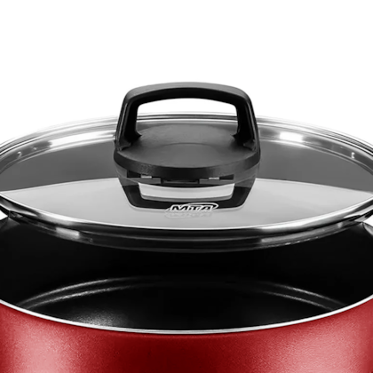 Caldeirão Supra Cristal Superflon em Alumínio 22cm 5,5L Cereja 8970 MTA-cb9e9e4a-7ad6-48f4-9e06-7471d4aab28a