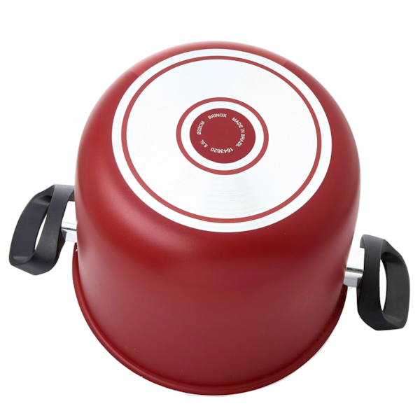 Caldeirão Supra Cristal Superflon em Alumínio 22cm 5,5L Cereja 8970 MTA-7944ccdc-8e71-46a9-b260-e87412bfefce