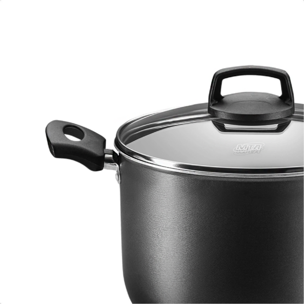 Caldeirão Supra Cristal Superflon em Alumínio 22cm 5,5L Grafite 8868 MTA-5c23abe0-6348-4fd4-bd9b-1b6cc20f8f76